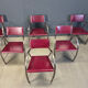 Vintage dining chairs by Segis Italy, 1980s