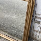 Mirror gilded rounded corners 109x80cm