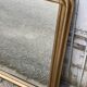 Mirror gilded rounded corners 109x80cm