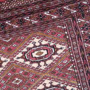Tapis vintage afghan Ersari fait main en laine – 123 x 183 cm