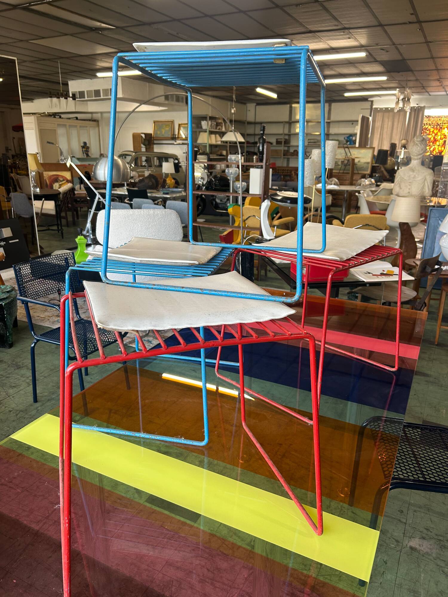 Set of Atelier A stools model 554