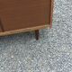 Vintage walnut varnished chest of drawers with 4 drawers from the 1960s.