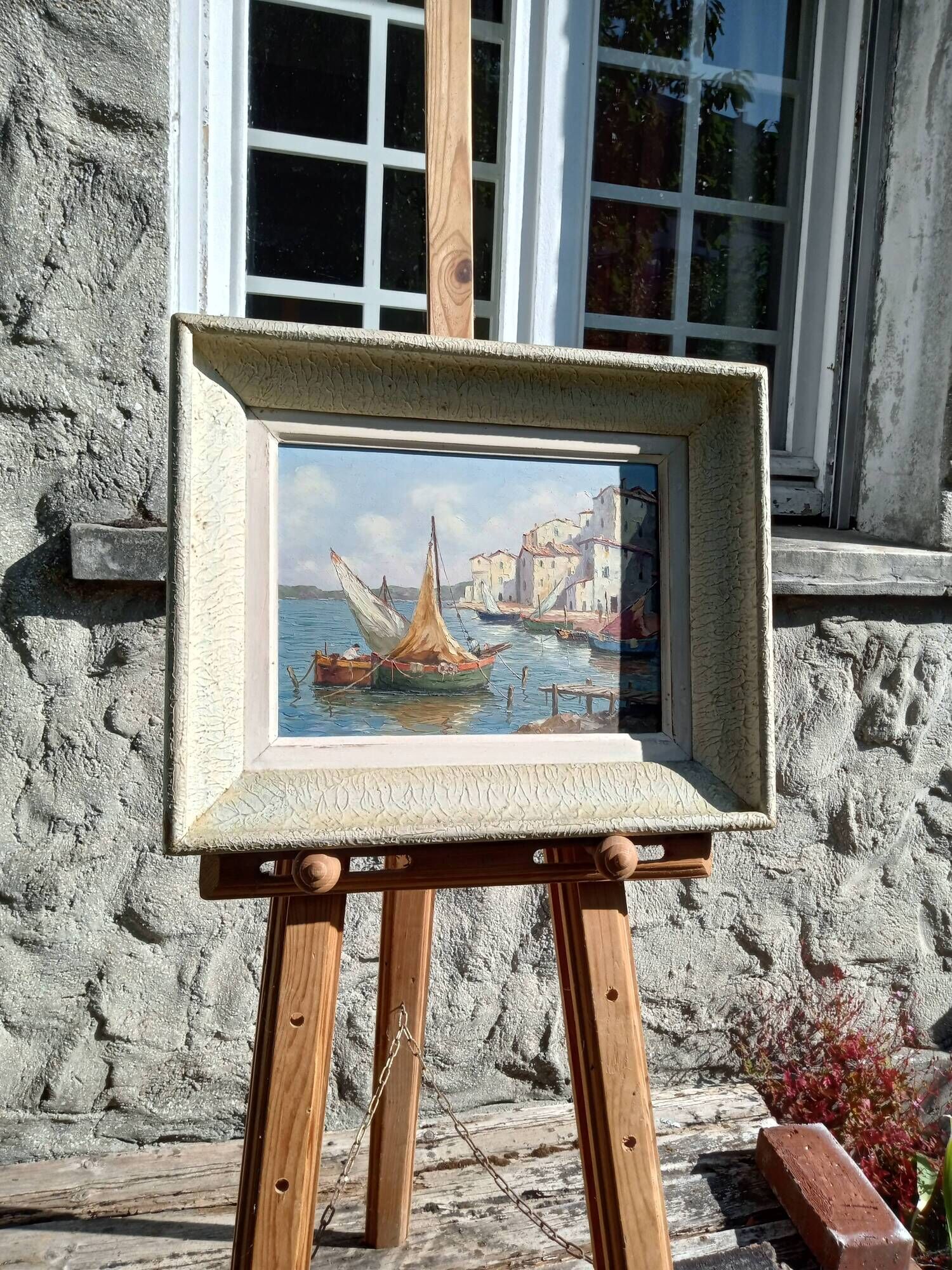 Painting 🫟 Port of Saint Tropez 🫟 French Riviera