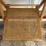 set of 2 vintage folding chairs