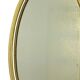 Classic Oval Gold Mirror Ribbon Decoration France 58cm