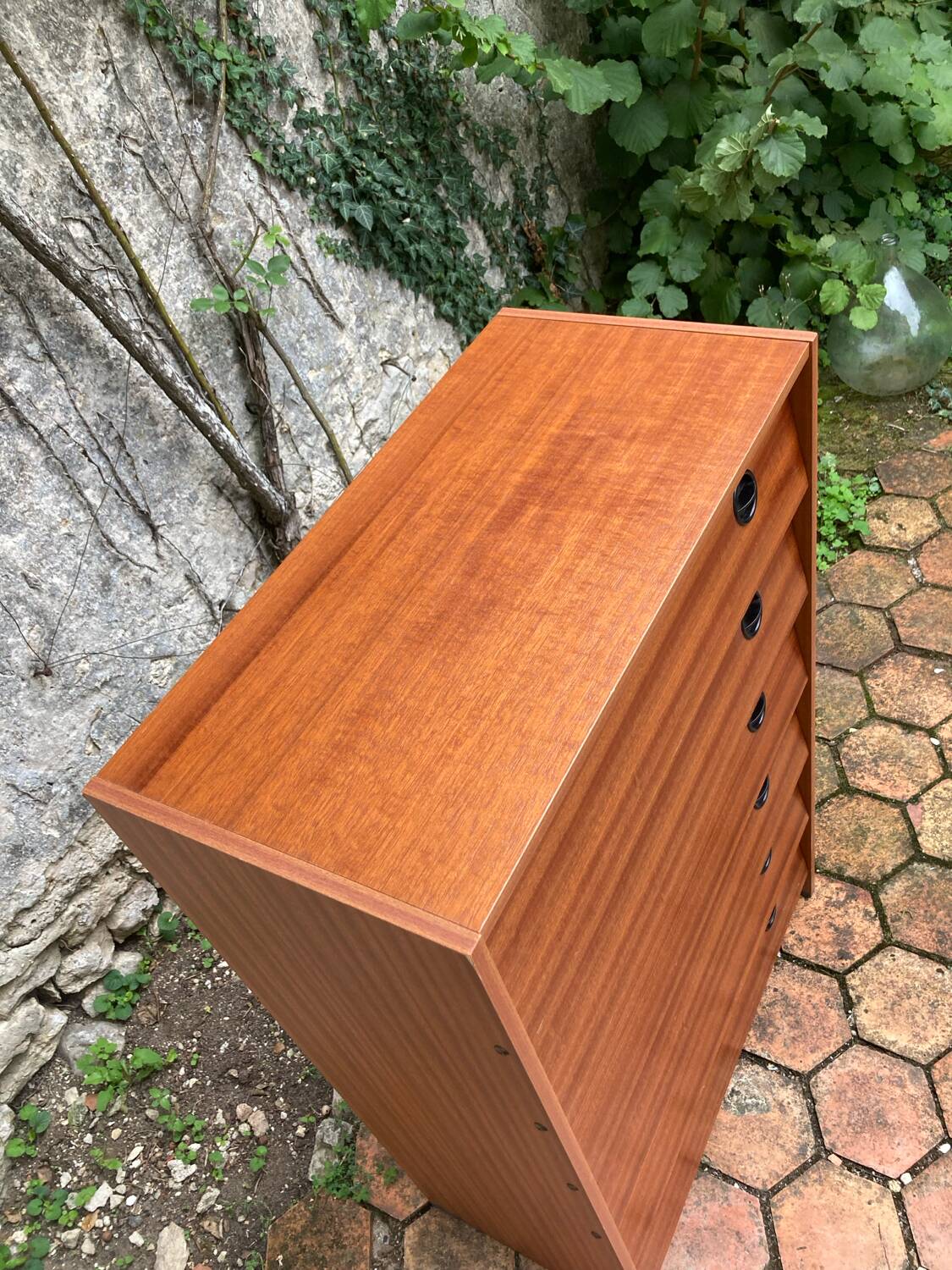 Vintage shoe cabinet