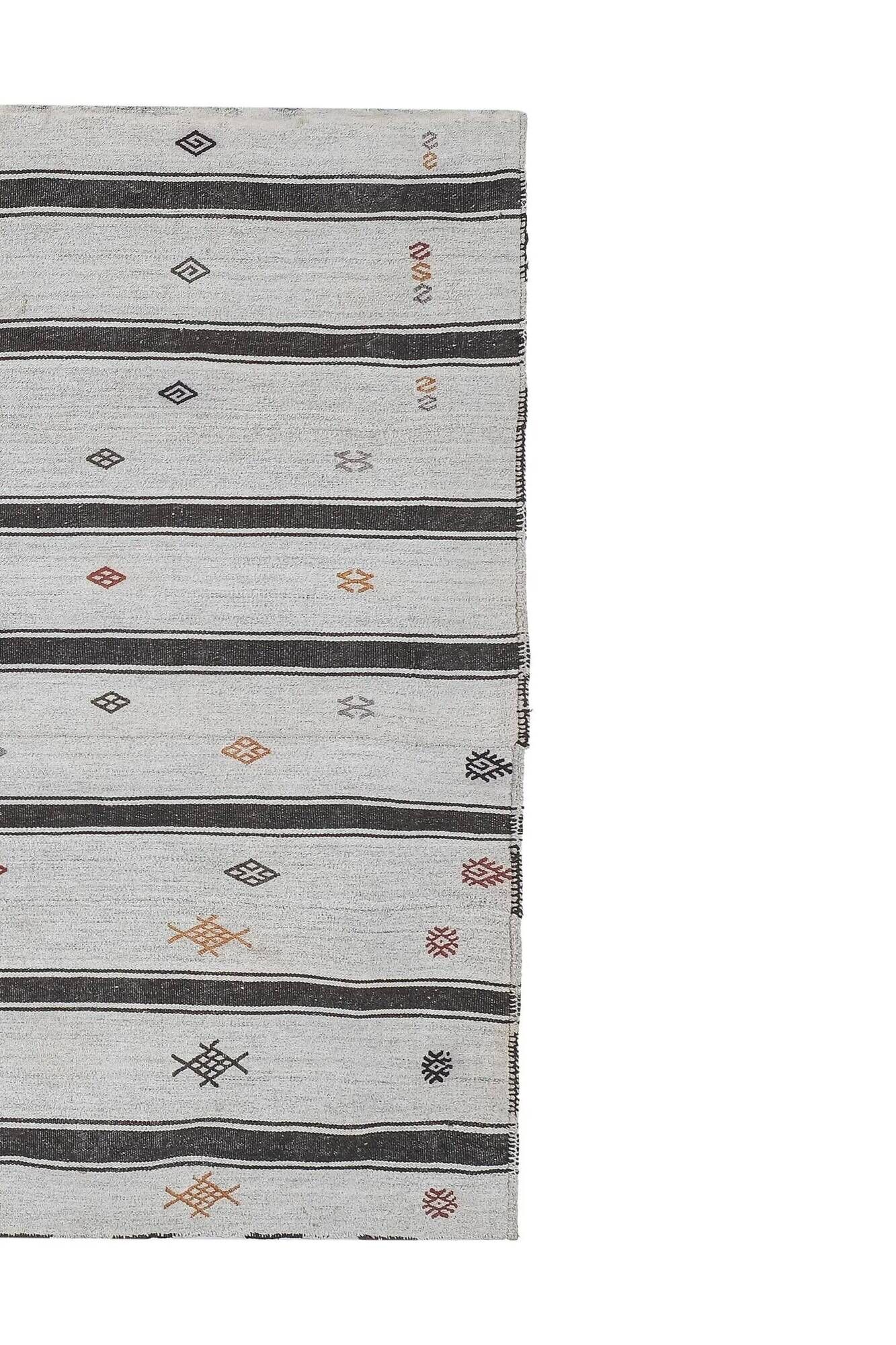 Kilim turc vintage tissé main 153x210 cm