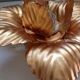 Vintage metal flower applique