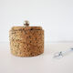 Cork ice bucket and its 1970 ice clip