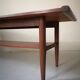 Table basse en bois de teck scandinave, 1960