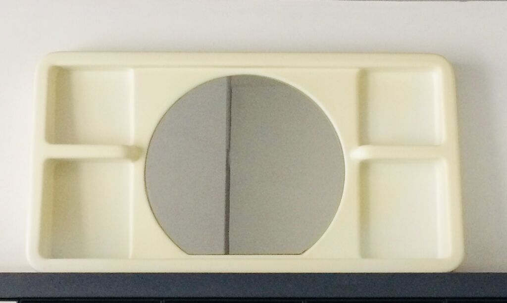 J-Paul Emonds-Alt mirror shelf for Meurop, space age era, vintage 70s