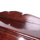English Mahogany Desk Queen Anne Style, 1970s