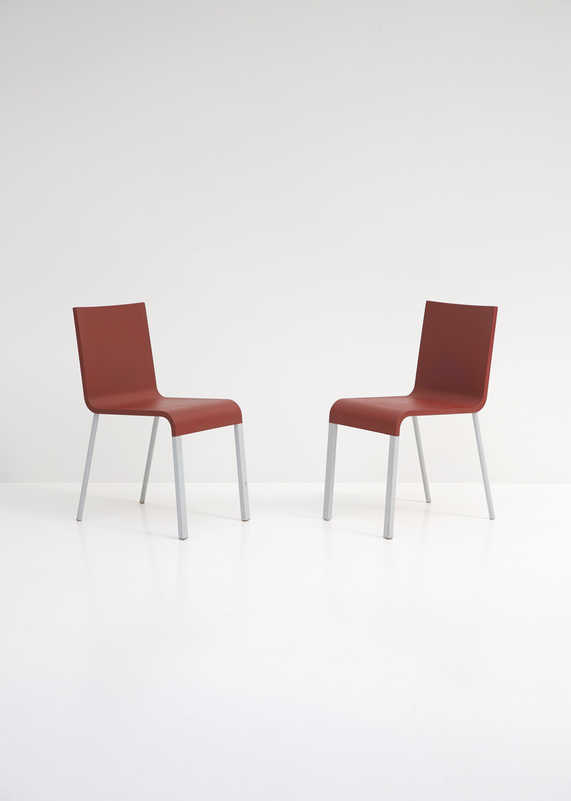 Paire de chaises 03 par Maarten Van Severen pour Vitra | Selency