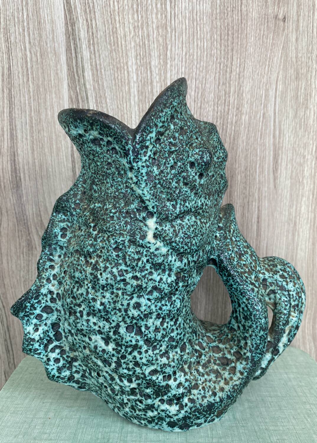 Vallauris zoomorphic fish vase