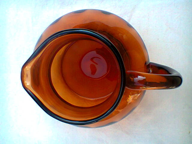 Blown glass jug