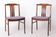 Pair of Vintage Swedish Chairs by LBG Group – 1970s Beech & Purple Fabric