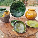 Vase, glazed terracotta pottery