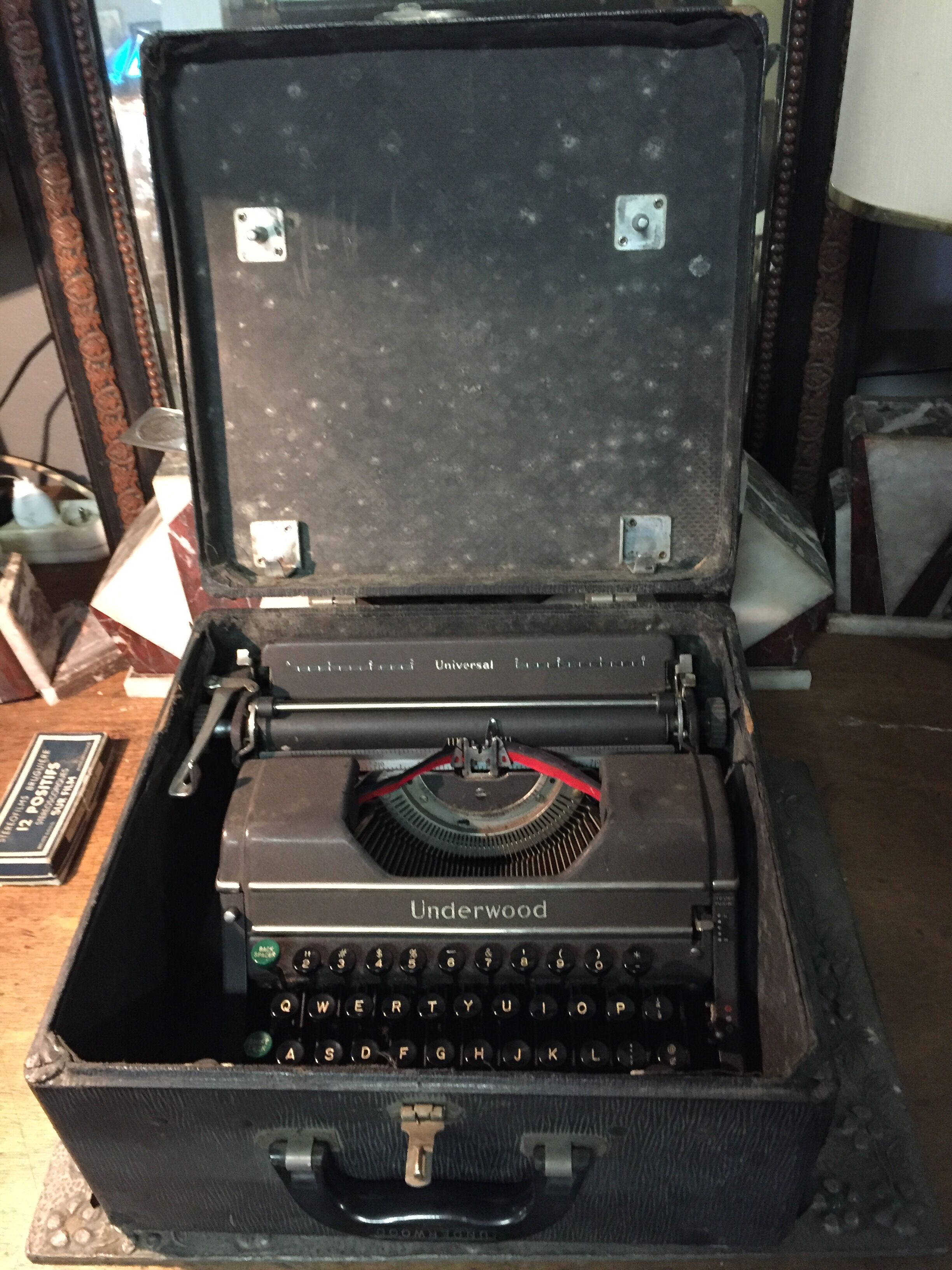 Underwood typewriter