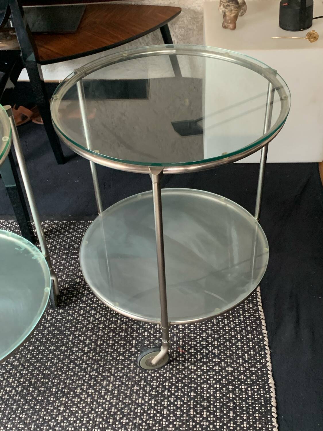 2 Strind model side tables by Ehlen Johansson, Ikea 1990s