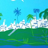 Casapueblo original screenprint 1990 signed carlos paez vilaro 1923 2014