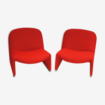 Pair of armchairs Alky, by Giancarlo Piretti for Castelli, 1969