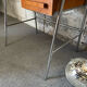 Bureau vintage métal et bois