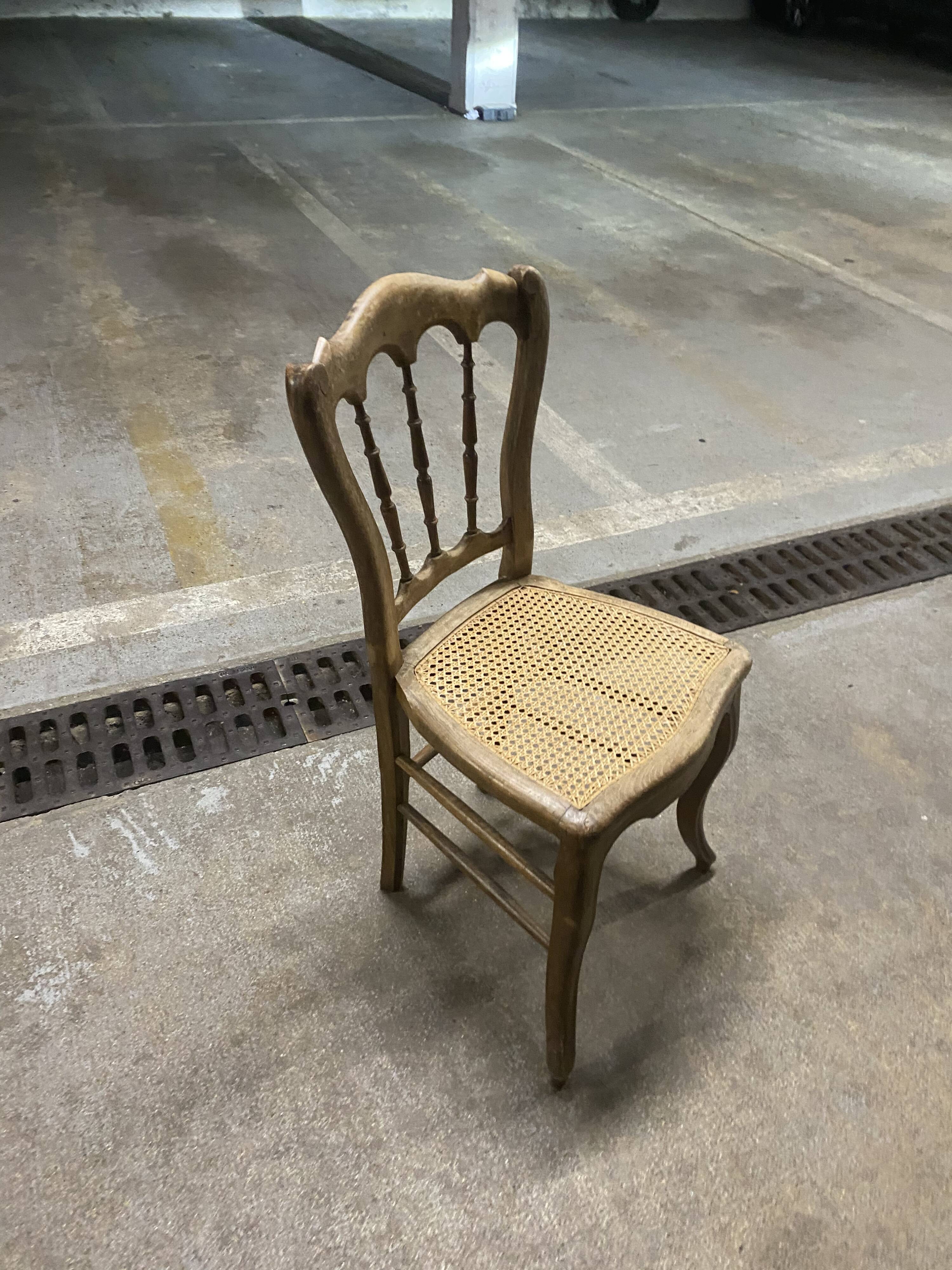 Napoleon 3 cane chair