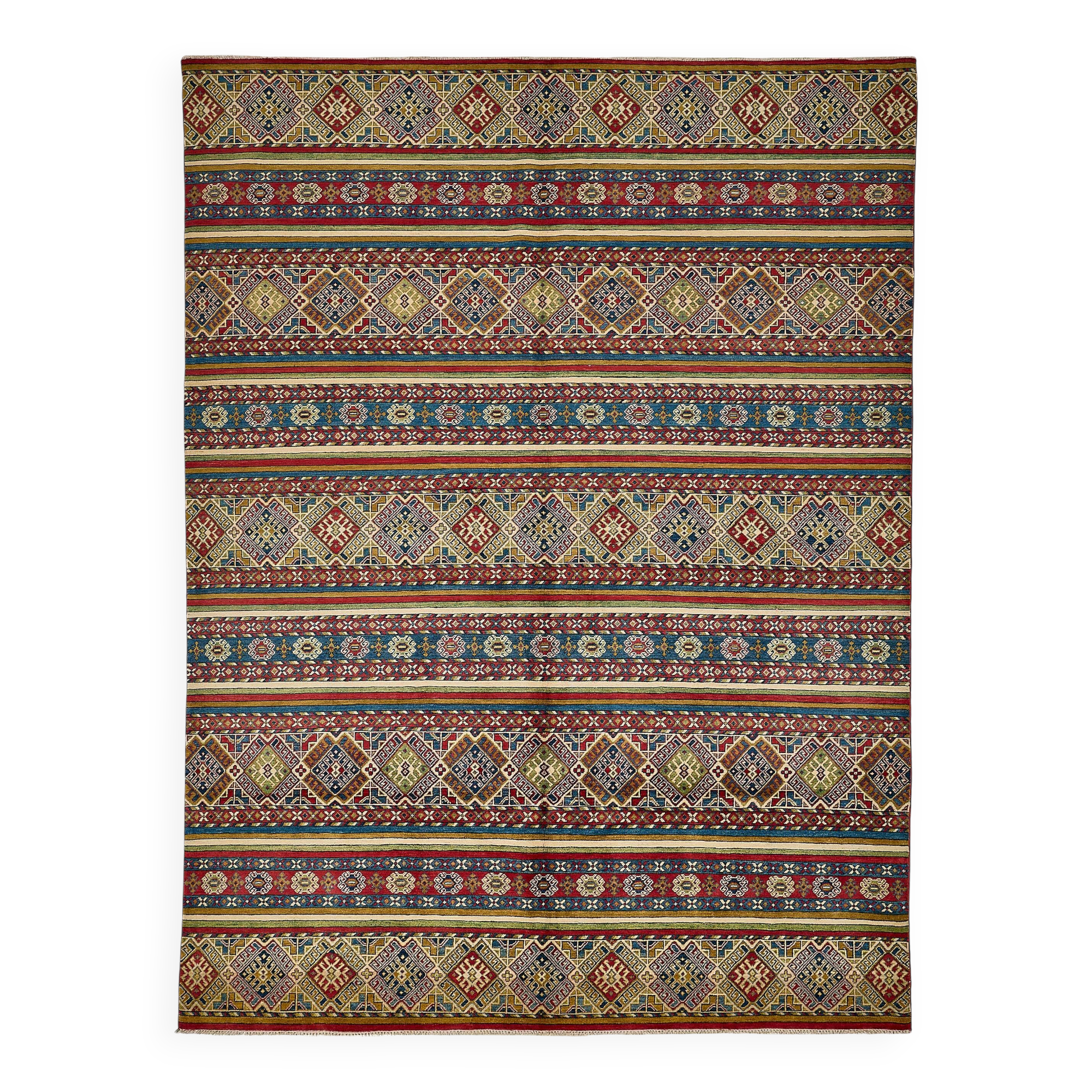 Turkish Handknotted Wool Oushak Rug 274 cm x 363 cm