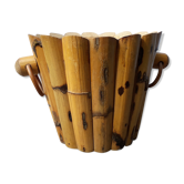 Cache pot en bambou rotin