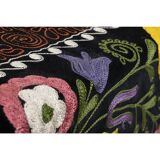 Handmade Ottoman Suzani Covered Bench from Anatolia