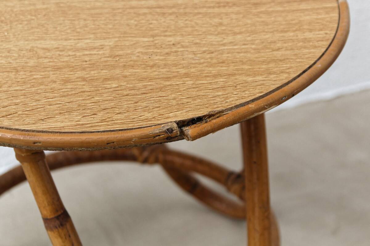 Rattan table and chair for children