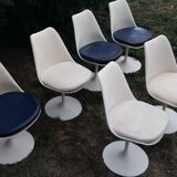 Set of six chairs by Eero Saarinen for Knoll