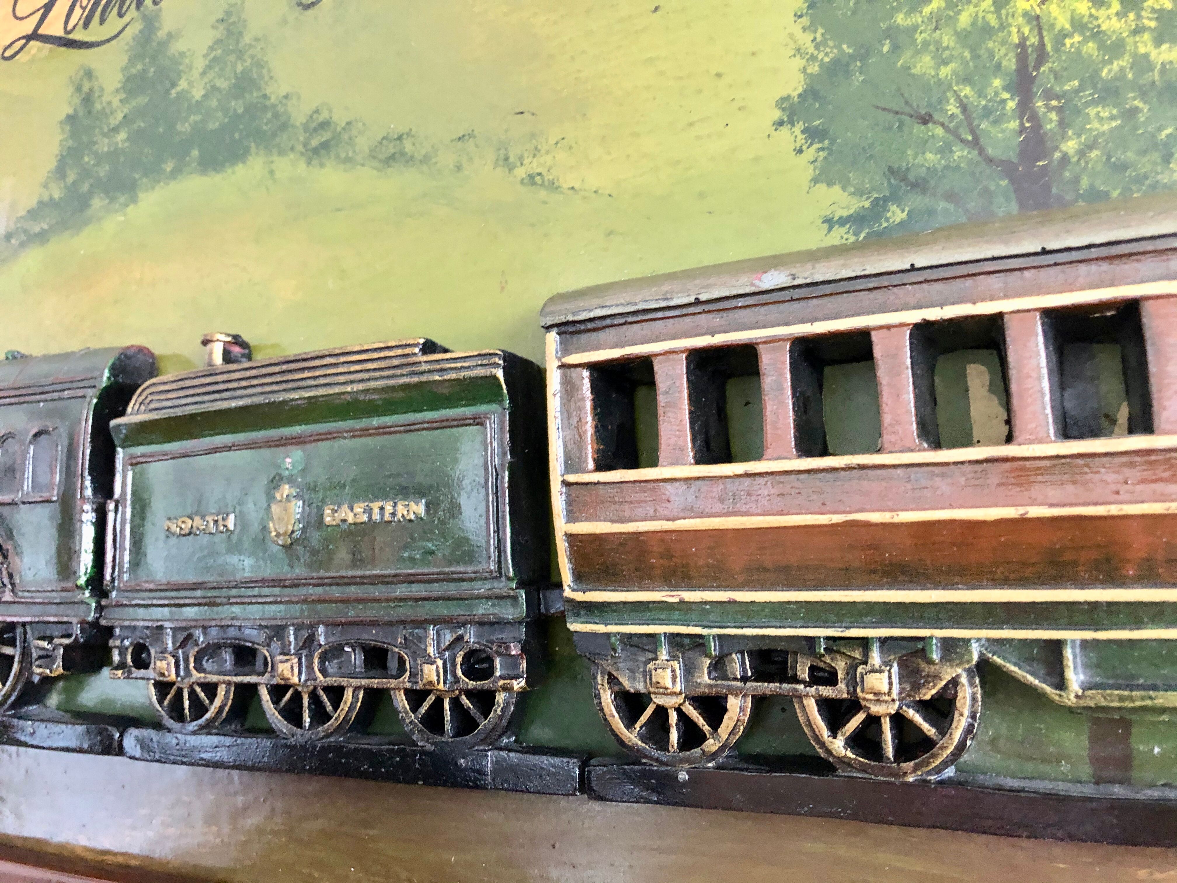 Country Corner Train Coat Rack