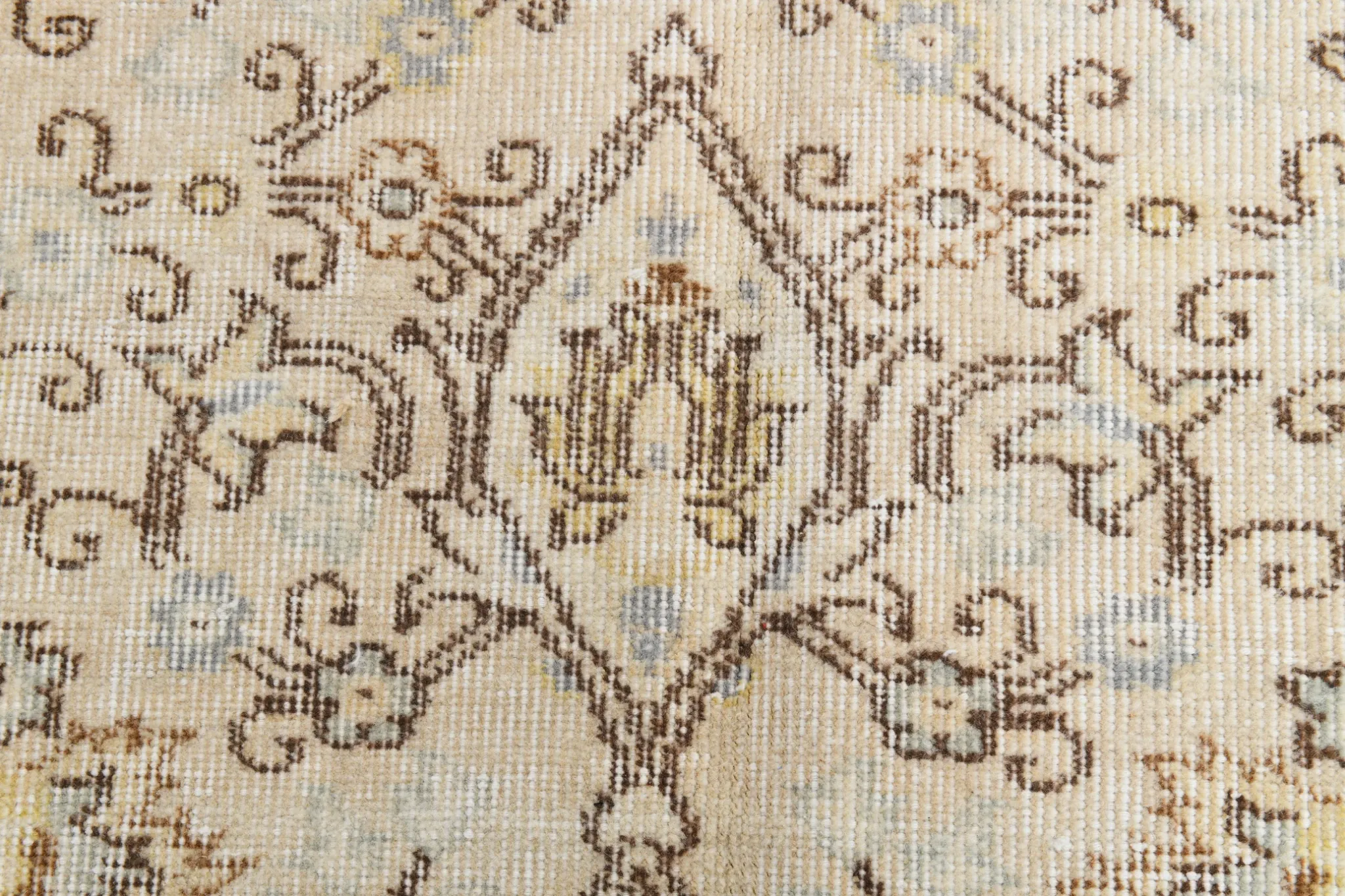 5x9 Ivory & Cream Oriental Persian Rug, Vintage Classic Home Decor Carpet