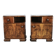 Pair of Art Deco Walnut Nightstands, Czechoslovakia, 1930s