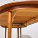 Restored teak dining table