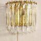 Crystals sconces Italy, 1970