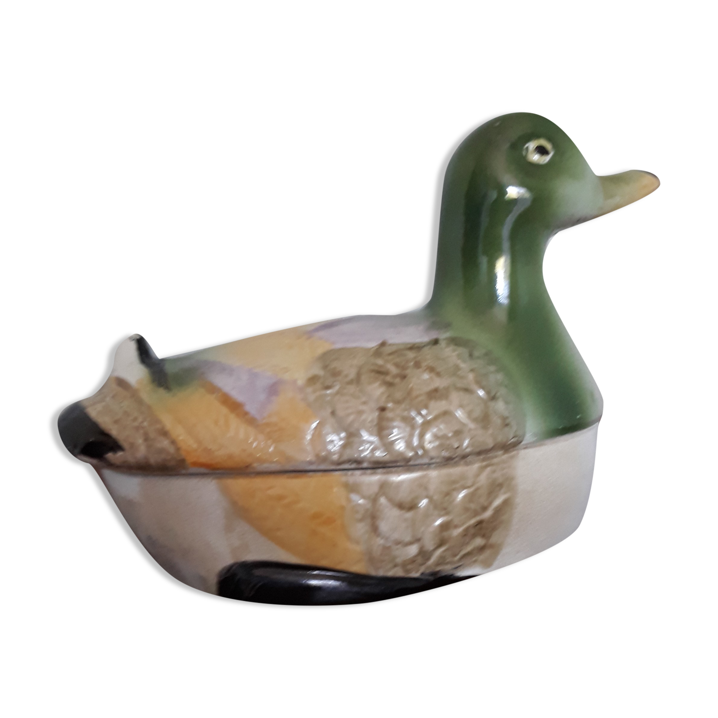 Empty duck box-ceramic pocket marked YR