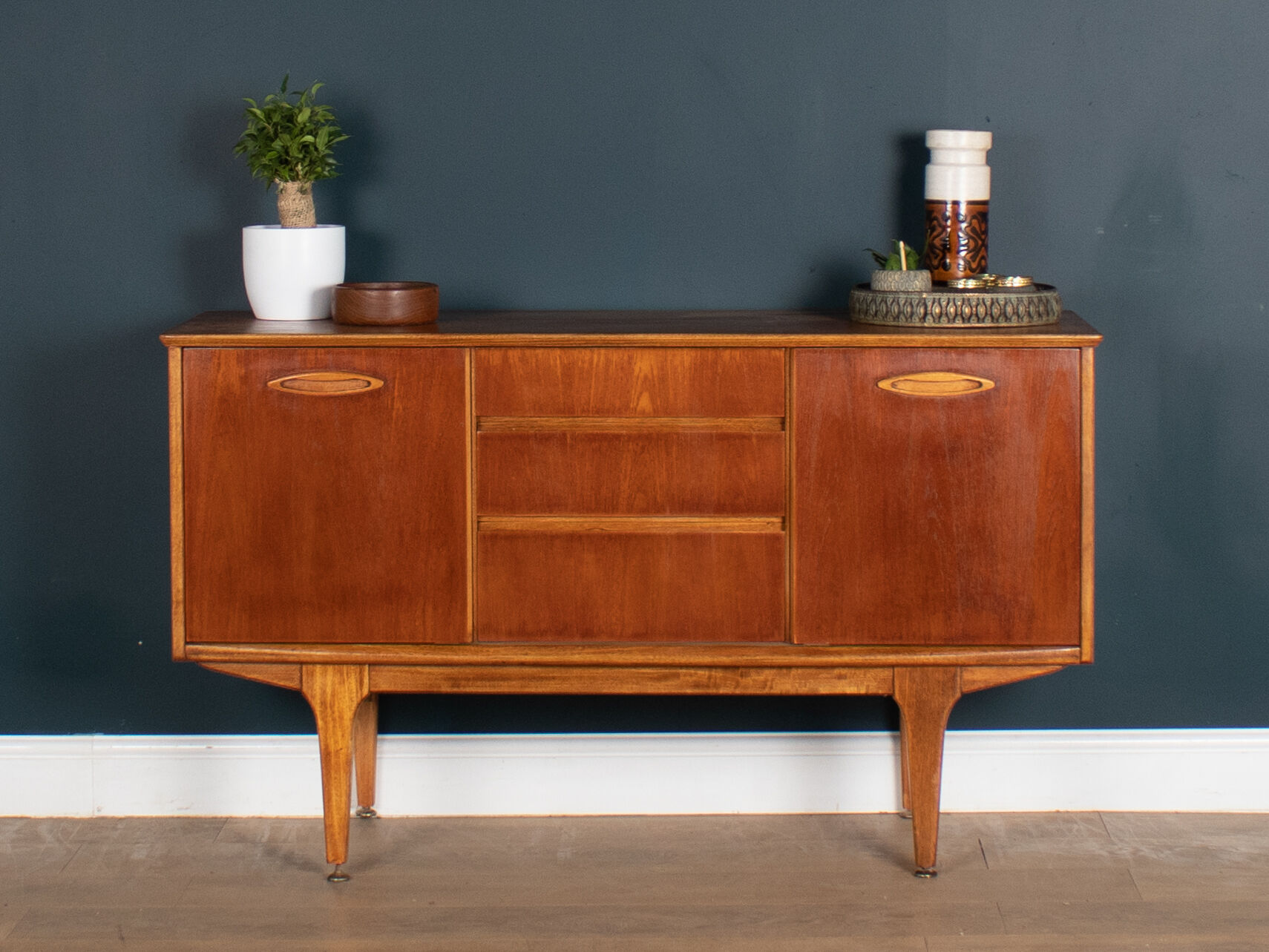 Restored 1960s Teak Retro Short Jentique Sideboard