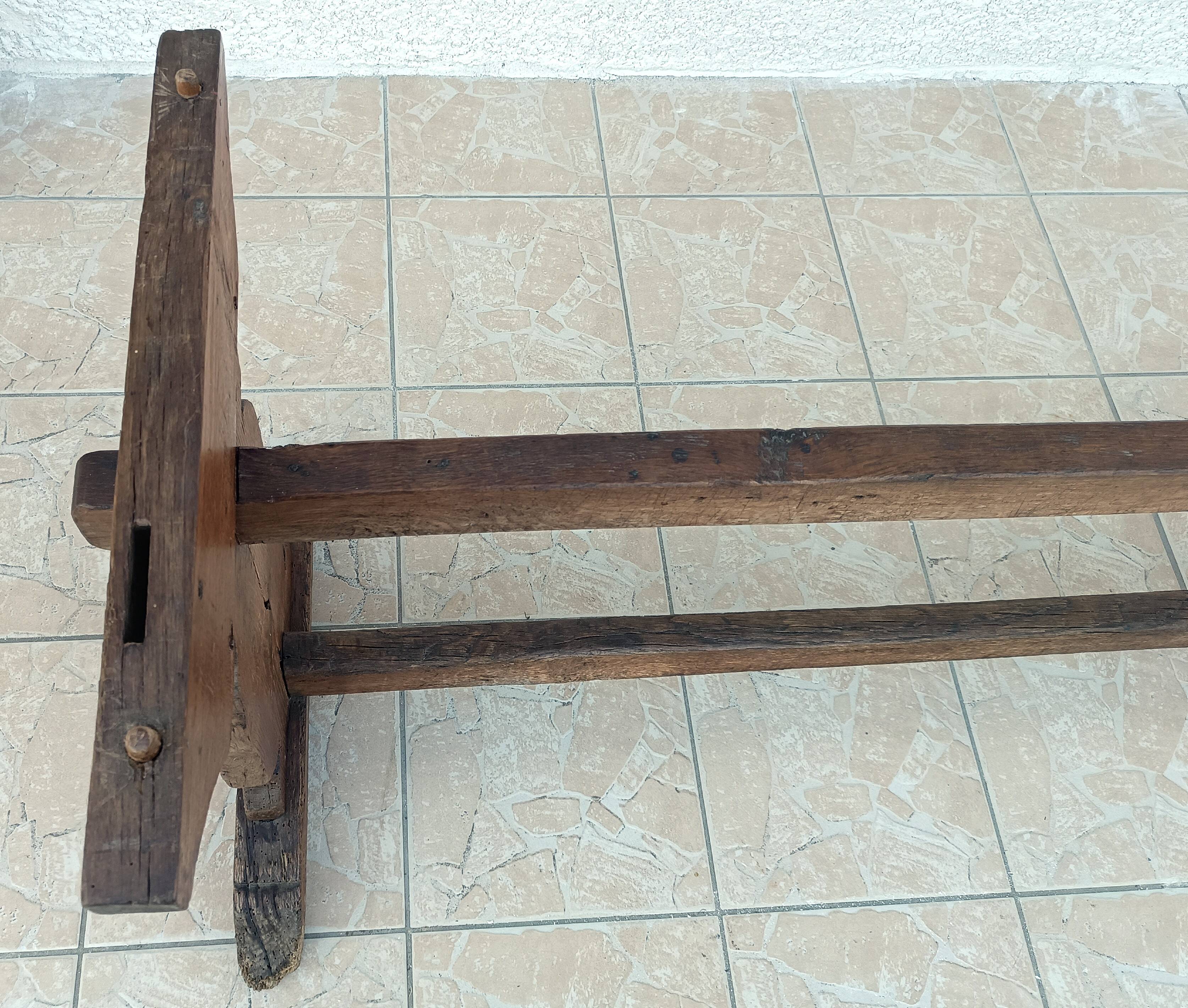 18th Century Solid Oak Monastery Table