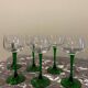 Green stemmed glass