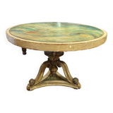Round pedestal table