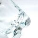 Heavy crystal carafe from Krosno, Poland.