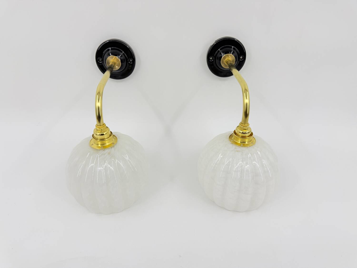 Clichy glass wall lights