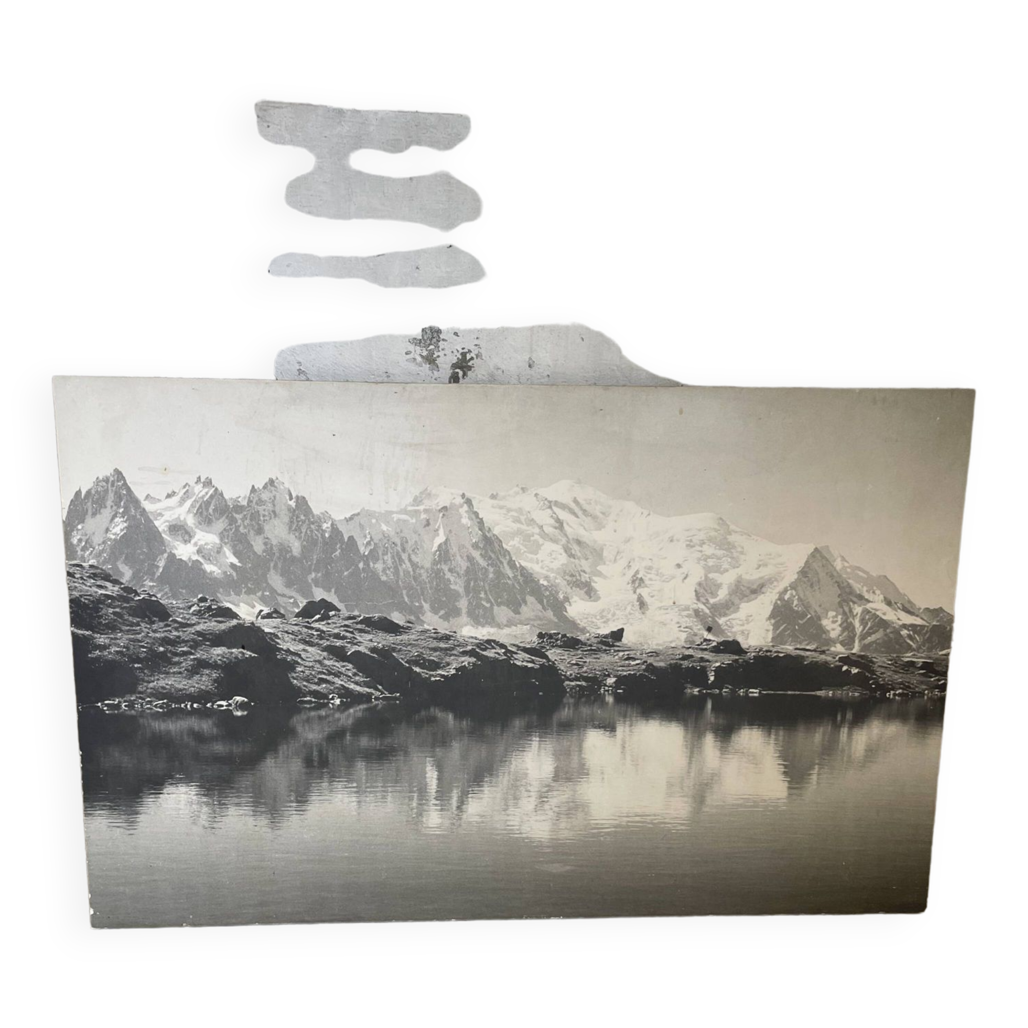 Photo on mountain wood 60s