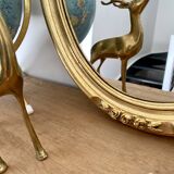 Golden mirror 47x37cm