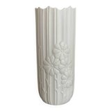 White biscuit vase by Kaiser by M. Frey