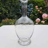 Crystal wine carafe 1930s