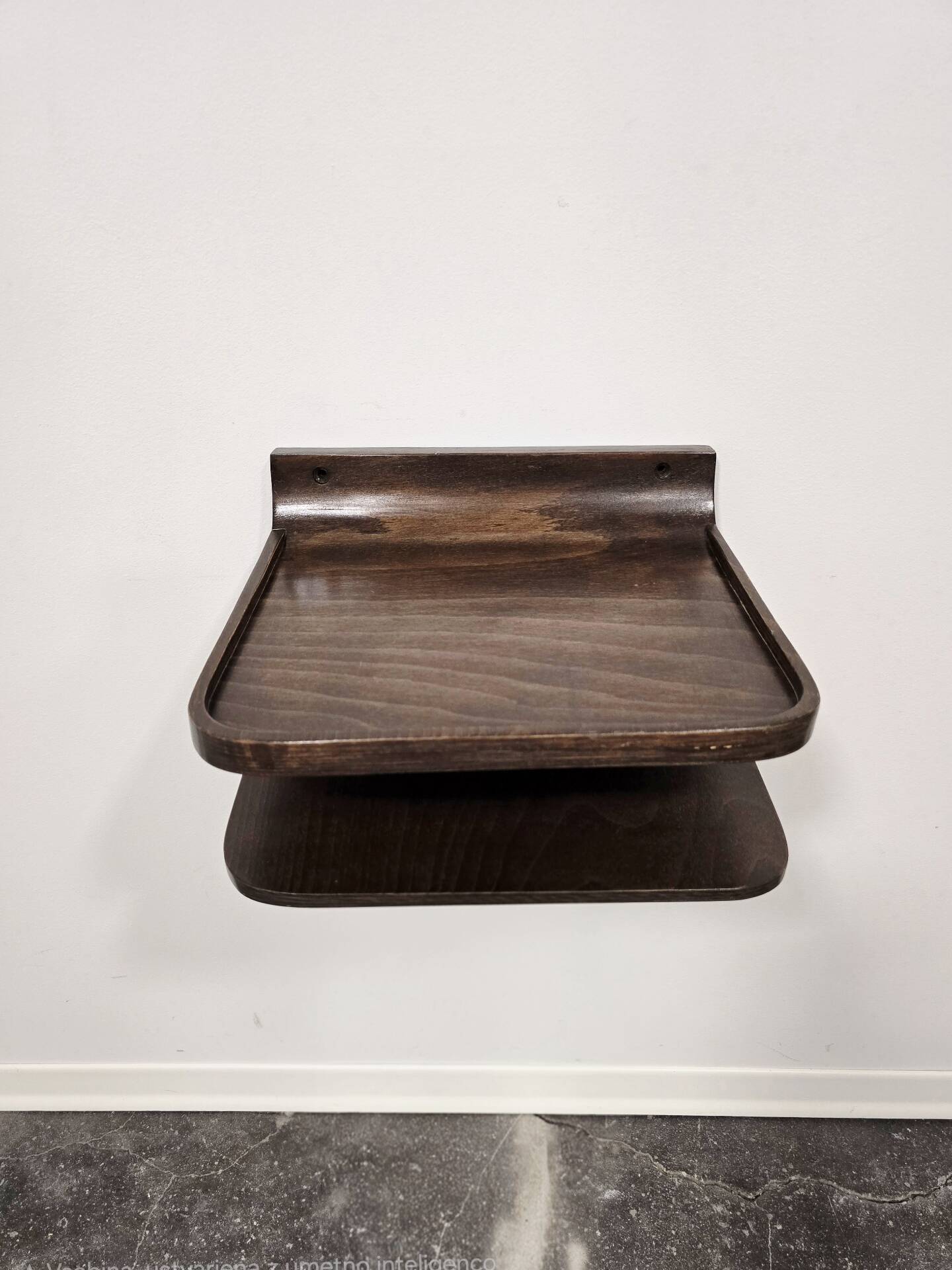 60s Floating Wall Shelf – Mid-Century Plywood