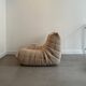Beige Togo armchair by Michel Ducaroy for Ligne Roset